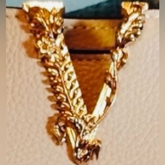 VERSACE Virtus Hobo Handbag/Crossbody w/Branded Dust Bag, NWOT - Picture 11 of 17